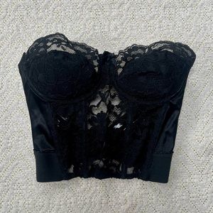 Vintage Victoria’s Secret Lace Bustier Strapless Lace Bra